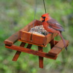 what to put under a bird feeder