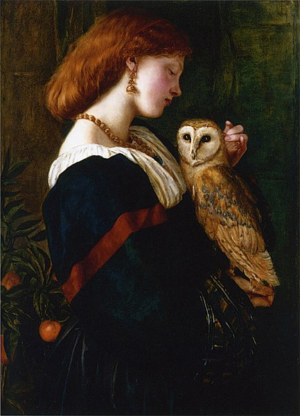 Il Barbagianni The Owl by Valentine Cameron Prinsep