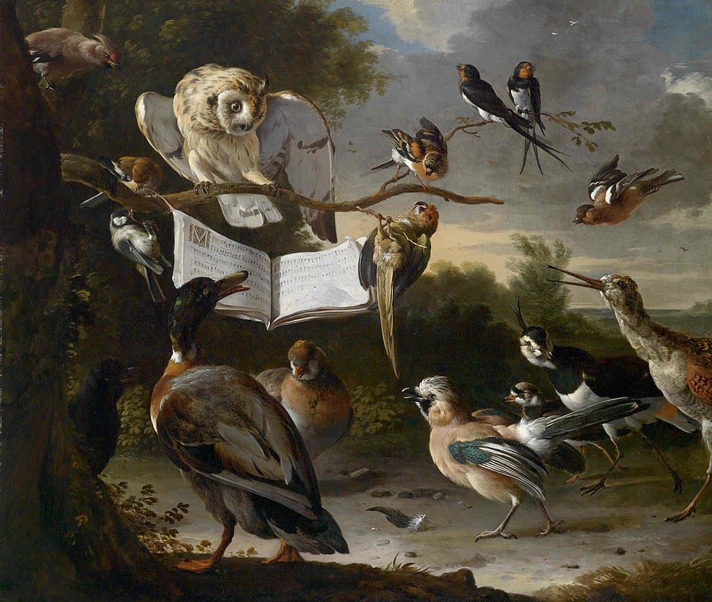 Concert of Birds (1670), oil on canvas