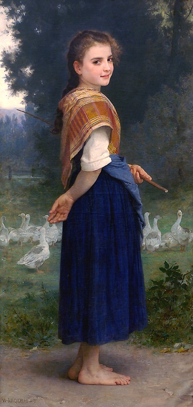 William-Adolphe Bouguereau - The Goose Girl 