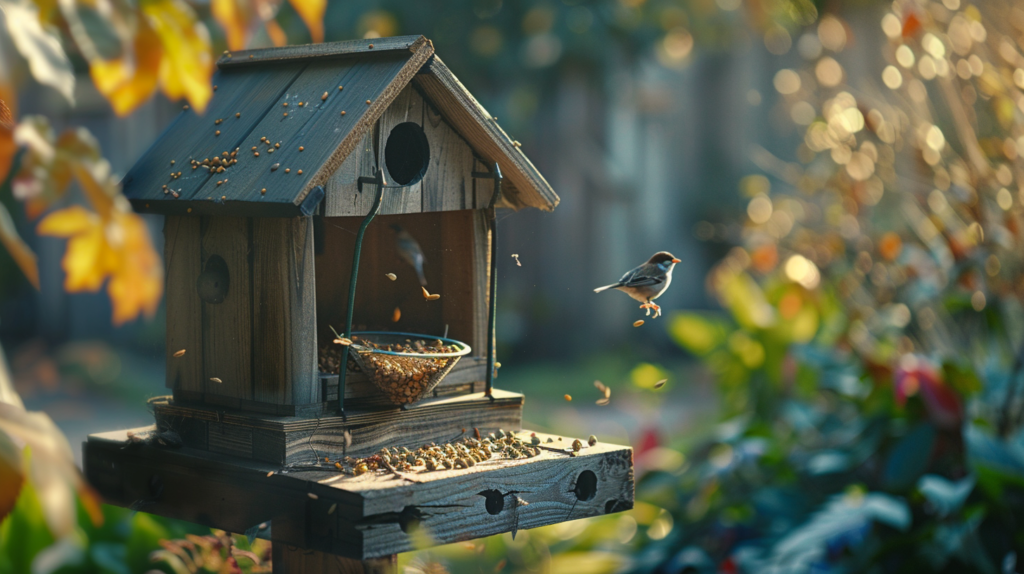 Nest Close to Feeder