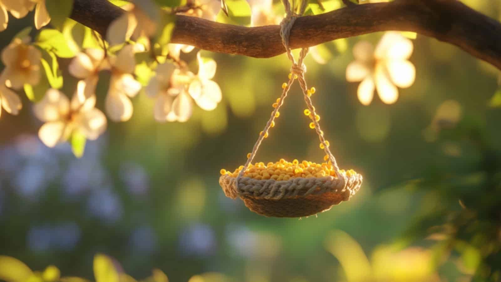 Cheerios Necklace Feeder