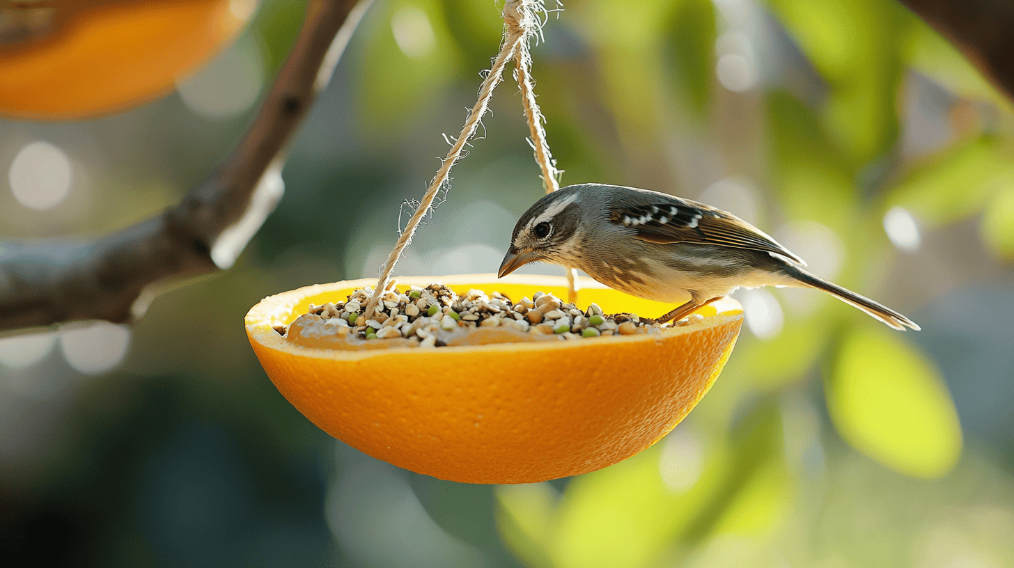 Orange Peel Cup Feeder