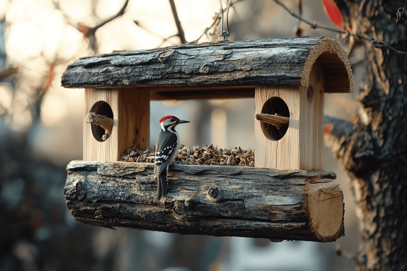 Rustic Woodpecker Design