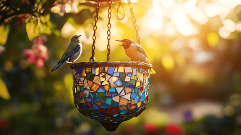 bird feeder hanging ideas