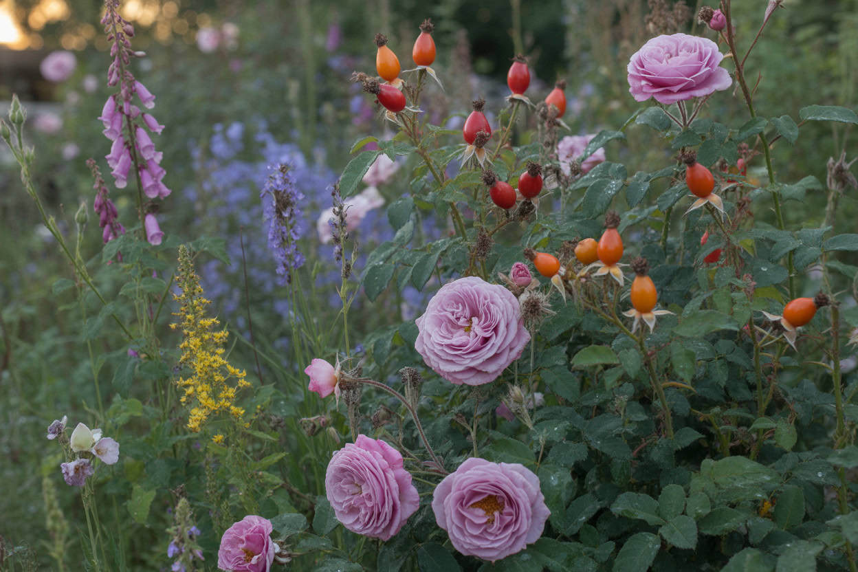 Natural Rose Border