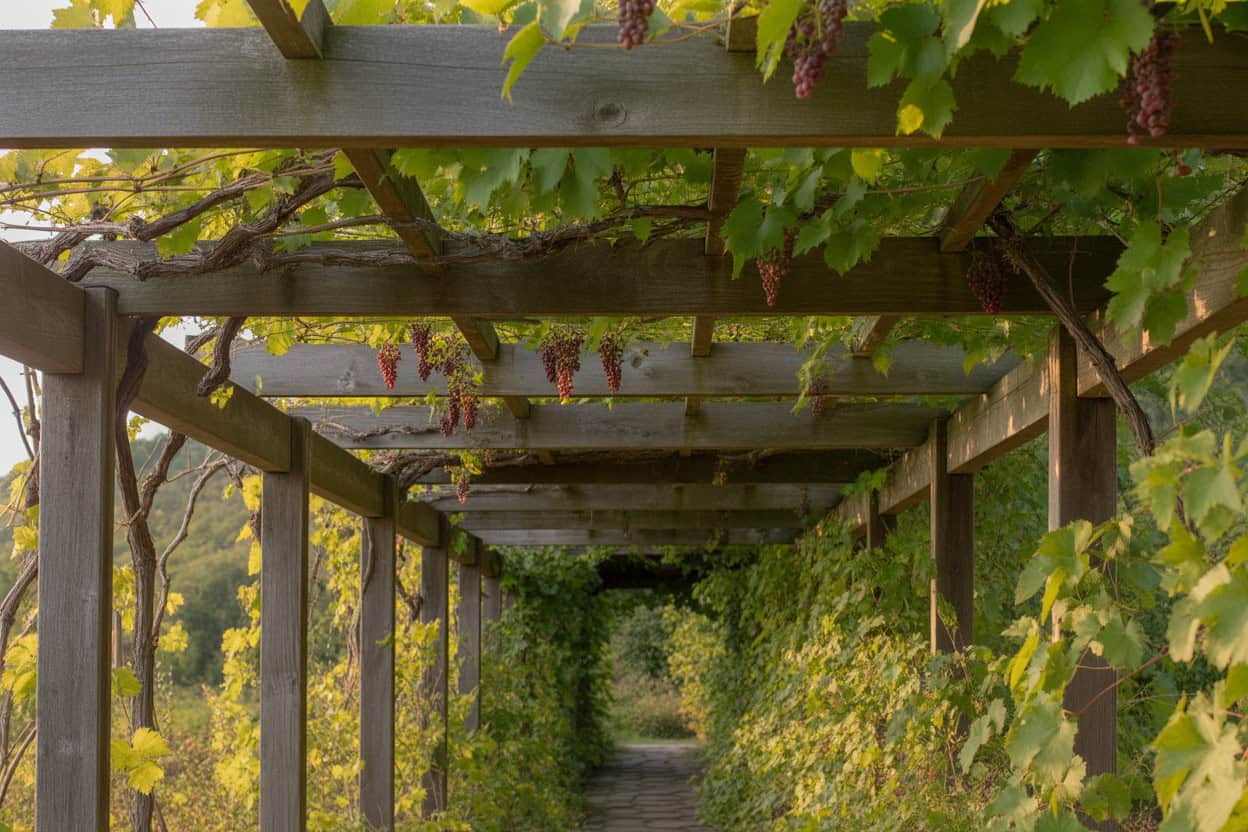 Overgrown Grape Arbor