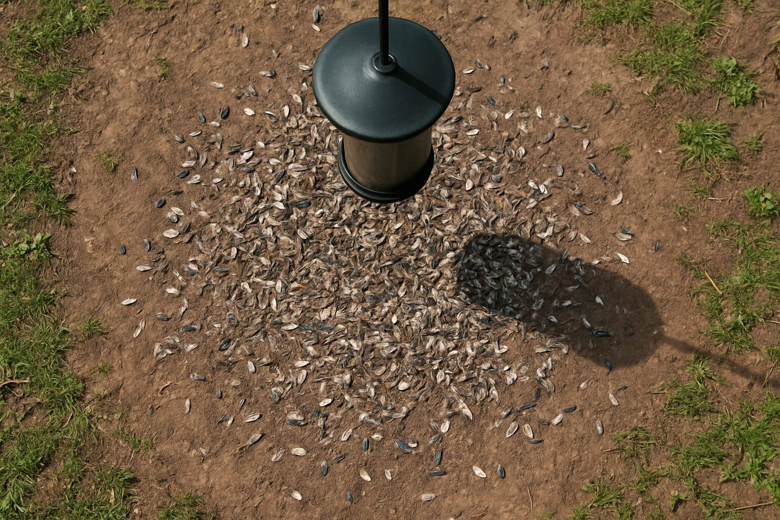 Bare Patch Beneath Feeder