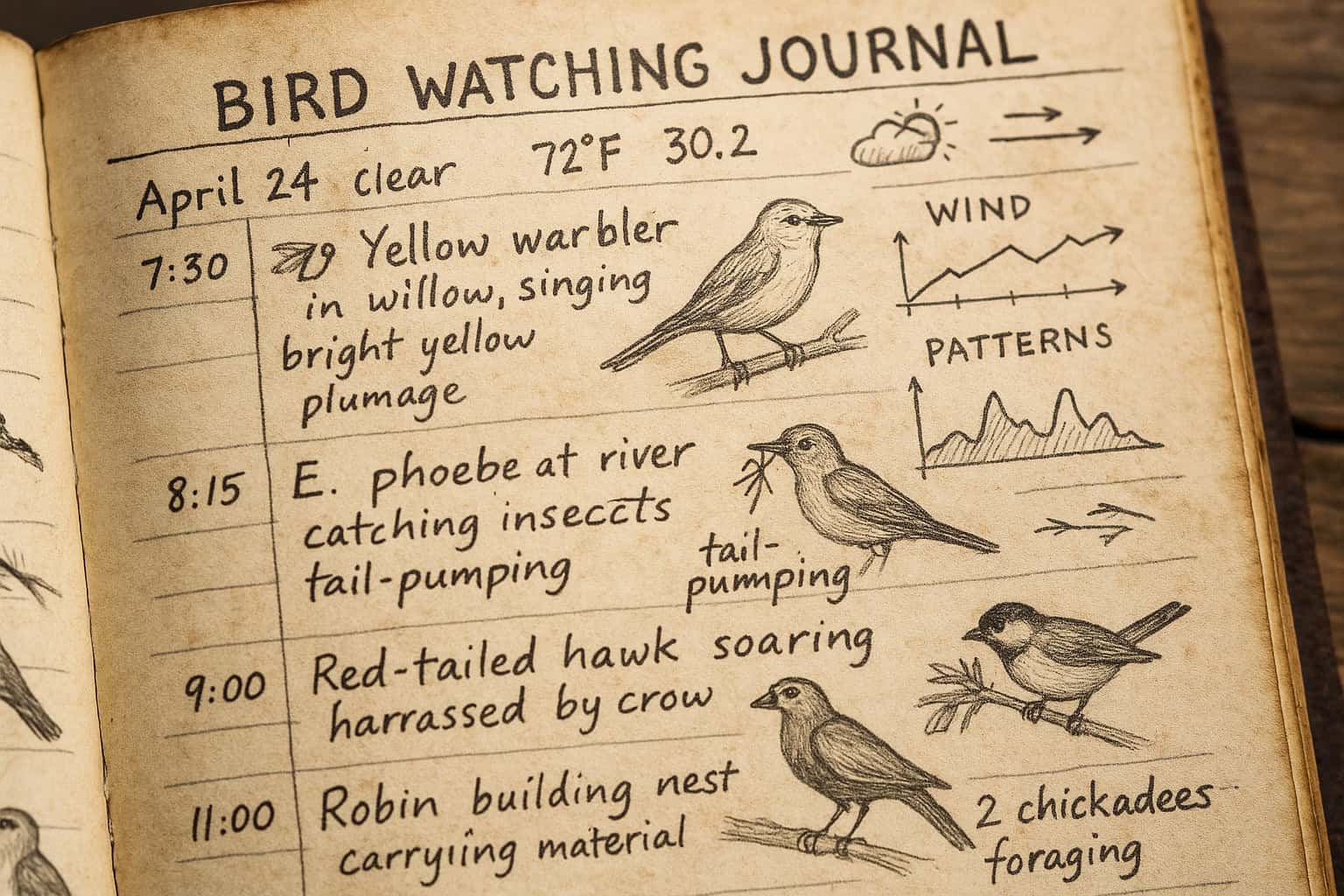 Bird Watching Journal