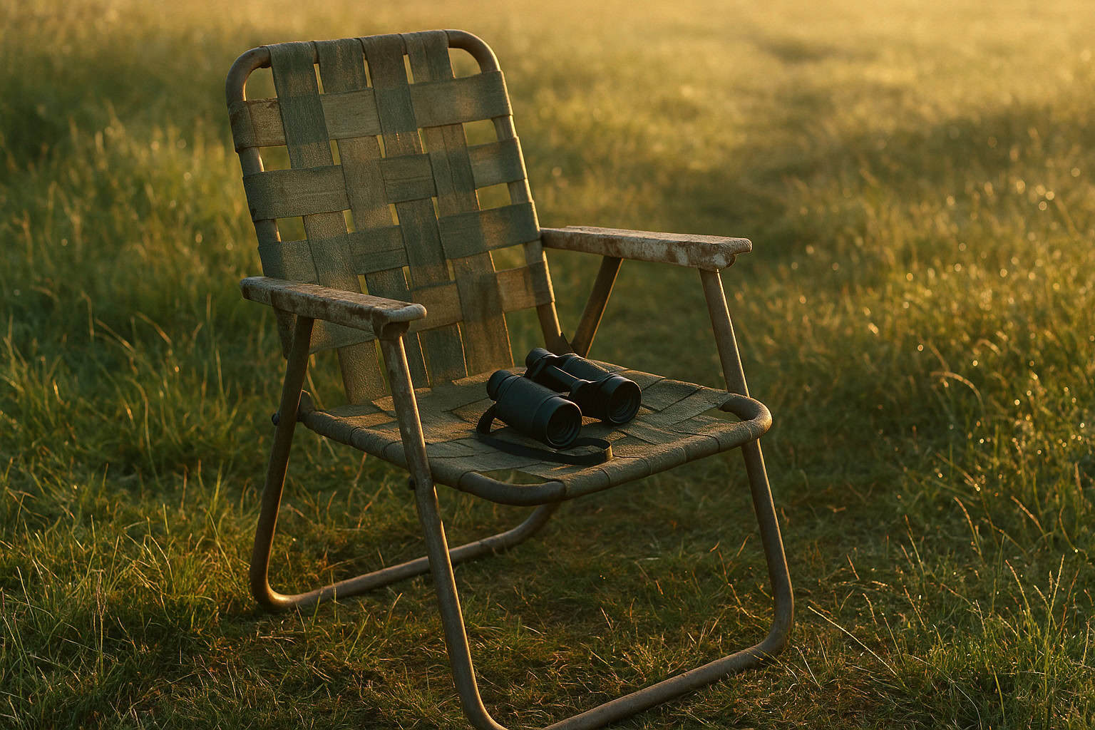 Well worn Lawn Chair