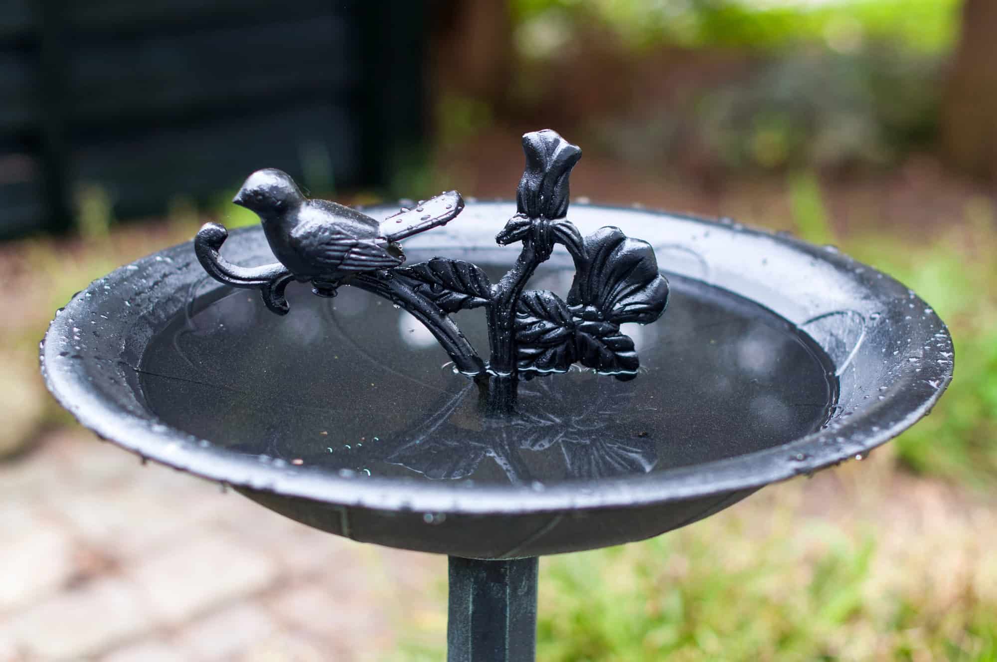 Metal Birdbath