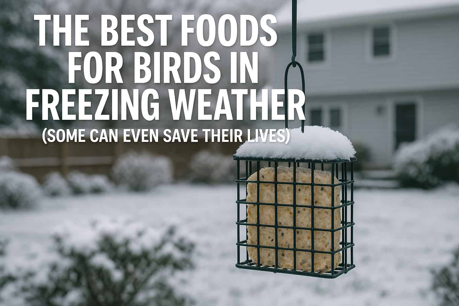 The Best Foods for Birds in Freezing Weather (Some Can Even Save Their ...