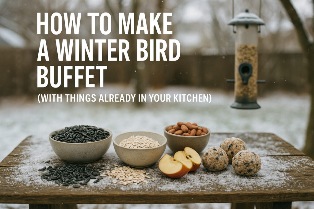 How to Make a Winter Bird Buffet With Kitchen Staples