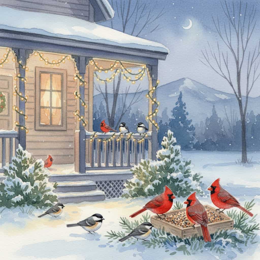 Are holiday lights a problem for backyard birds year-round or only during migration?
