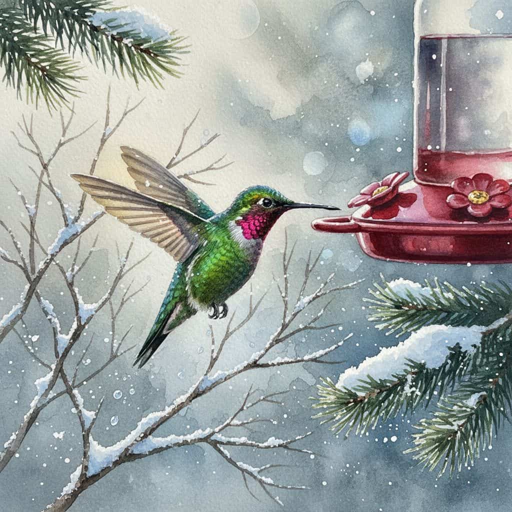 Why You Never See Hummingbirds in Winter… Except When You Do