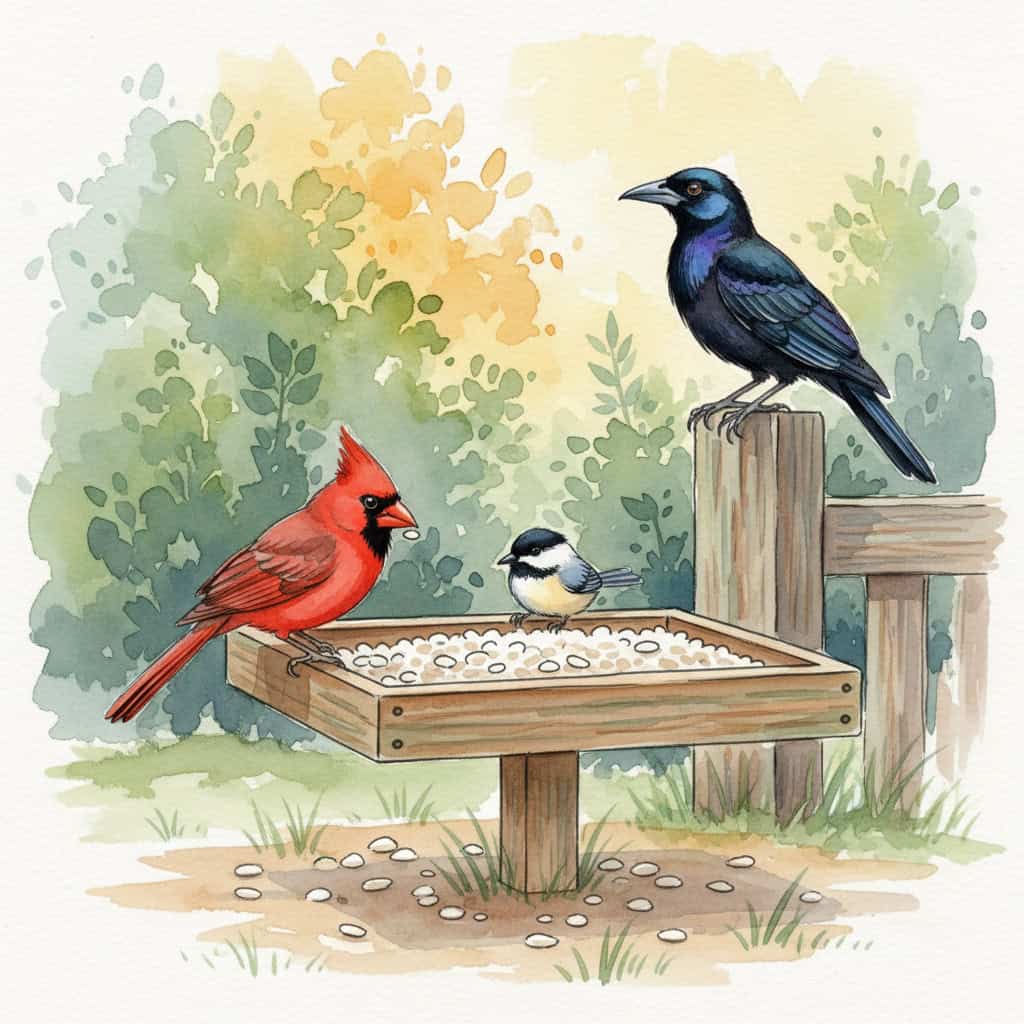 Bonus Benefits: Fewer Bully Birds, Cleaner Ground, Happier Backyard