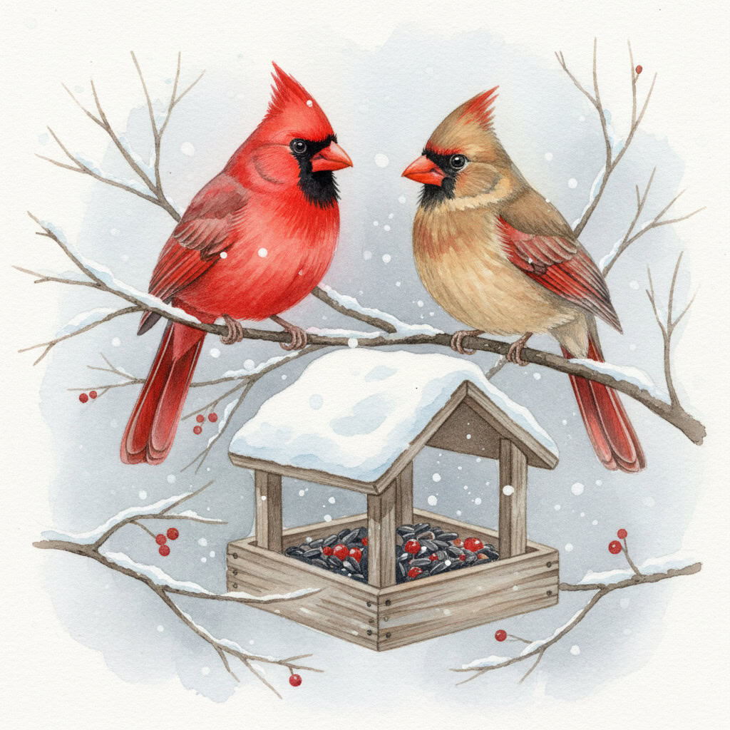 Cardinals Don't Raise Babies During the Colder Months