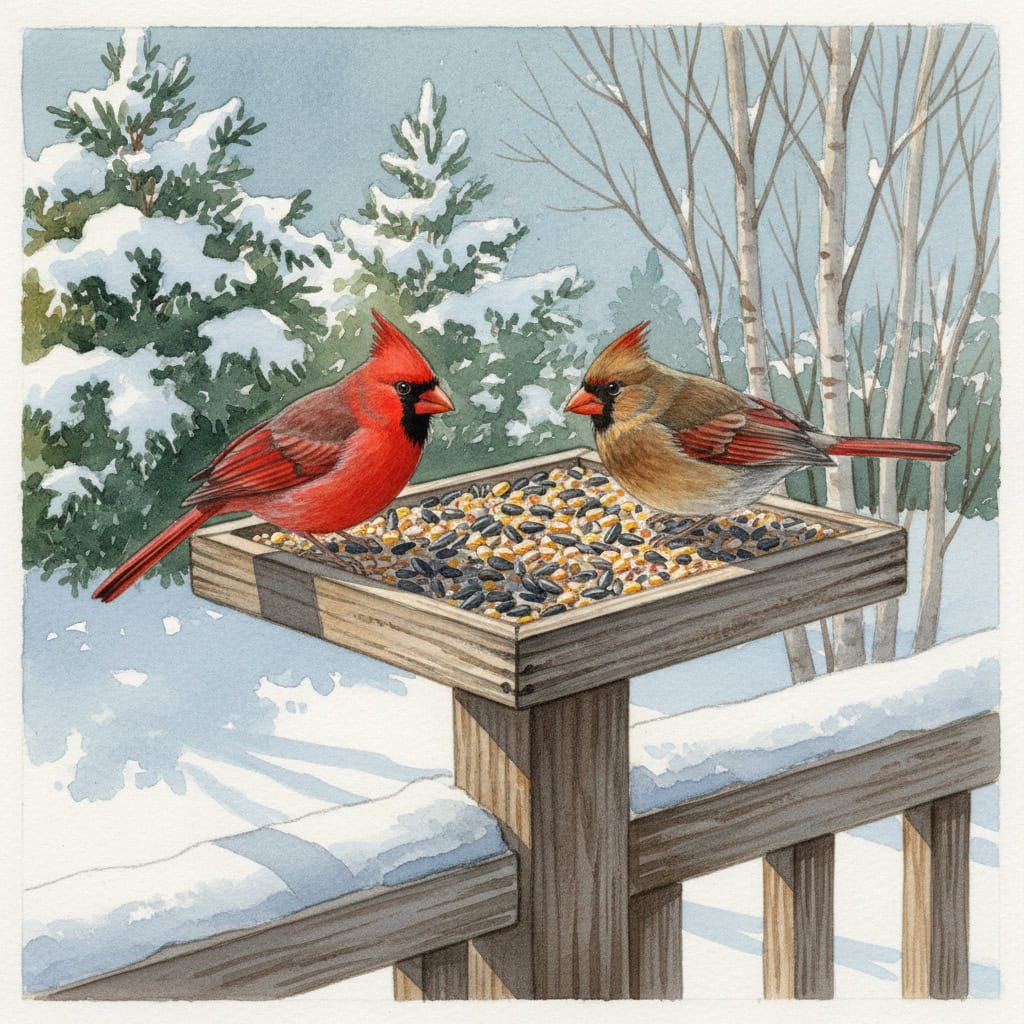 Five Ways to Welcome Cardinals to Your Backyard Year-Round