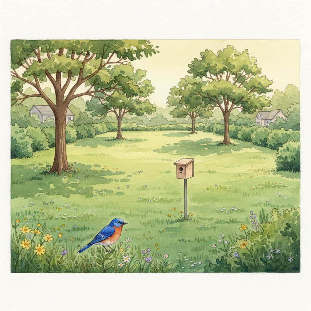 Make Your Yard Bluebird-Friendly