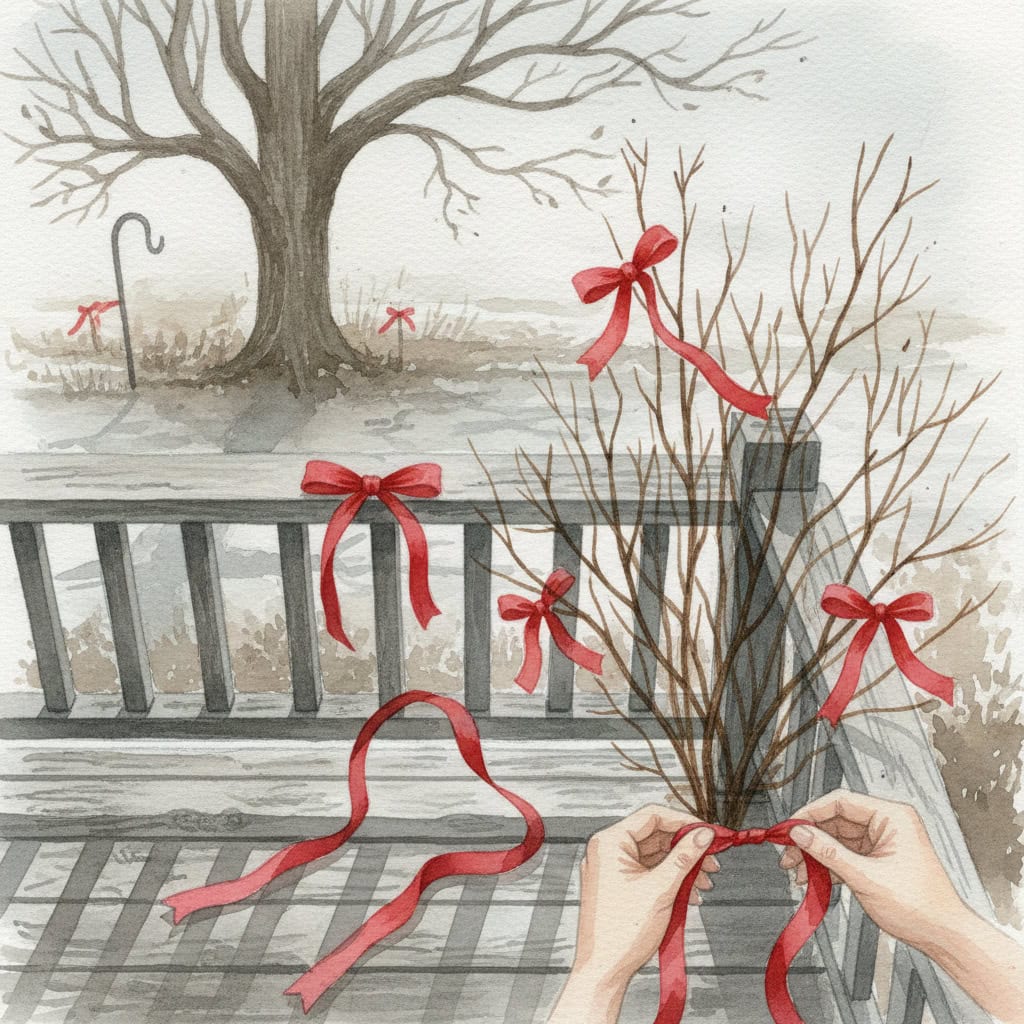 Simple Steps to Hang Red Ribbon Effectively