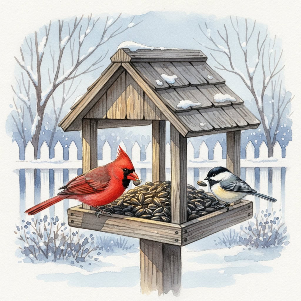 Sunflower Seeds for Winter Energy