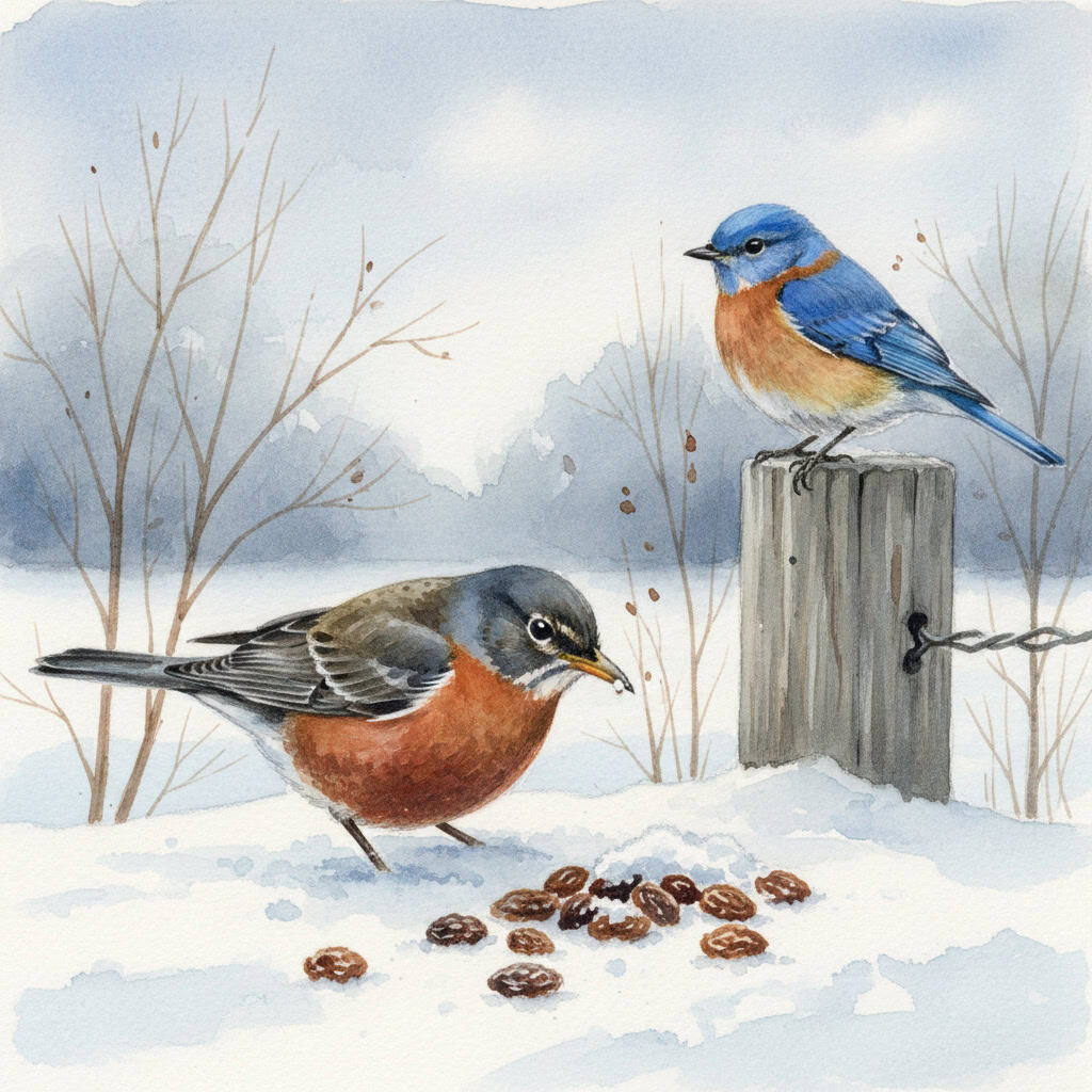 Which Backyard Birds Will Actually Eat Your Raisins