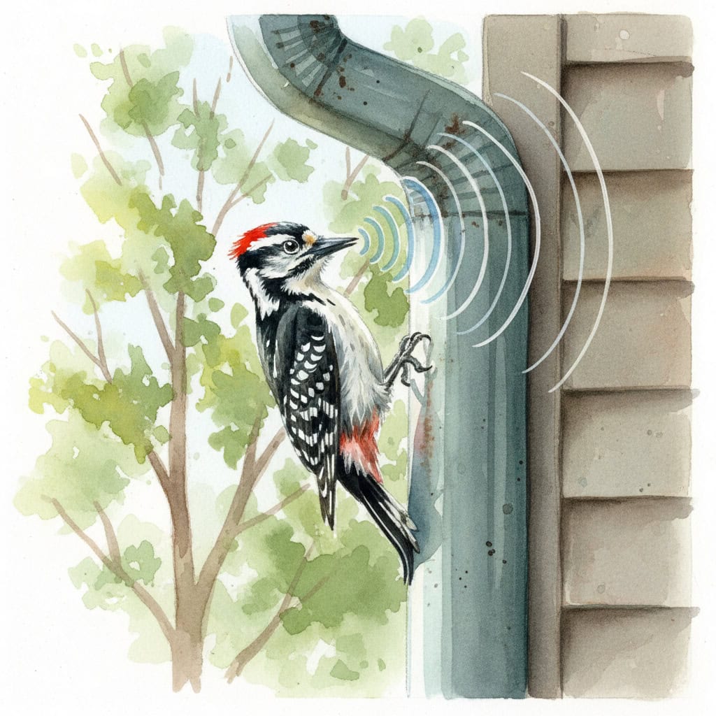 Woodpecker Drum Communication