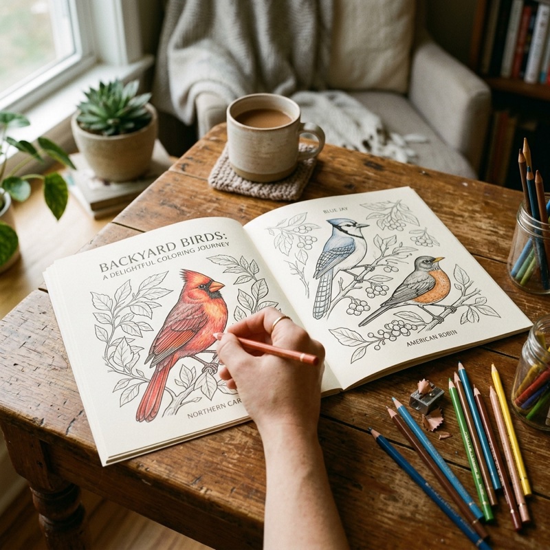 Bird Coloring Book