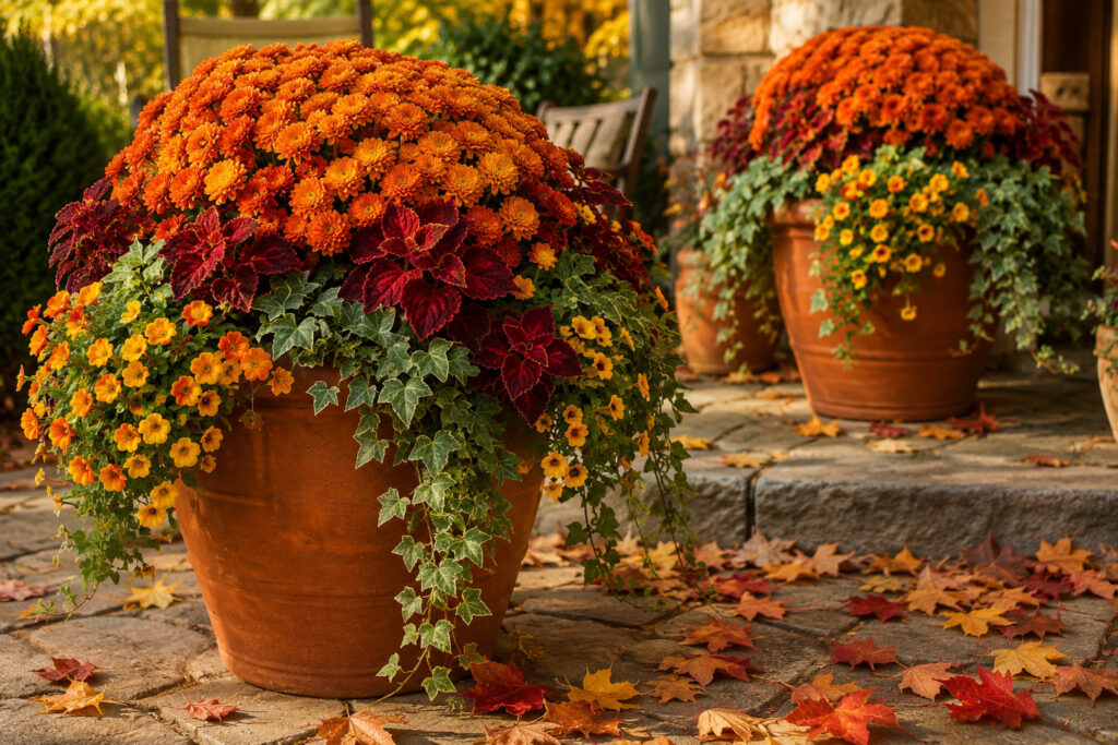 12 Professional Container Combos That Turn Patios Into Autumn Showstoppers