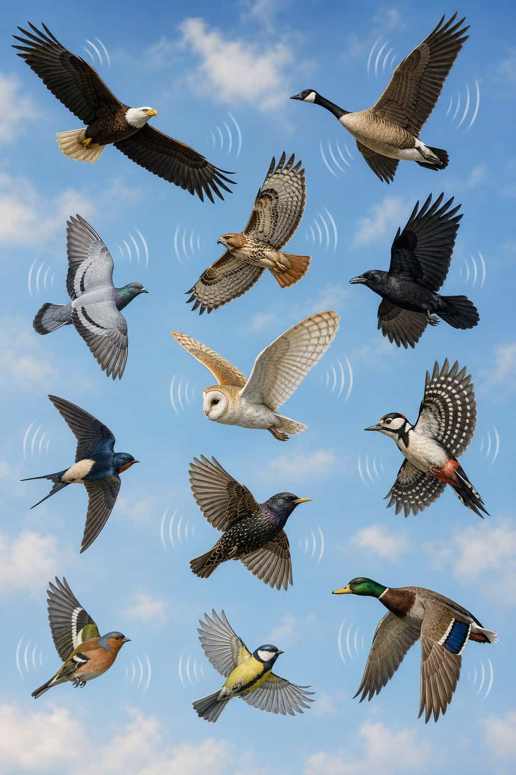 featured 11 birds you can identify by the sound of their wingbeats not their song