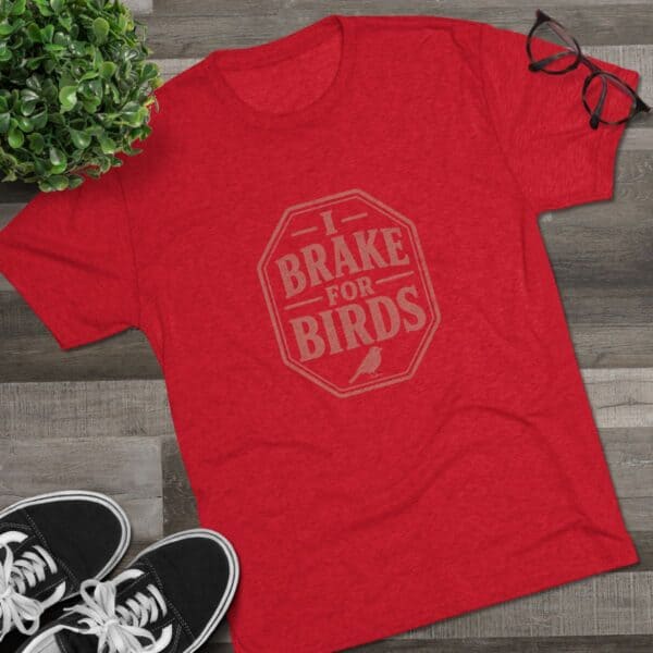 I Brake for Birds Tee - Image 3