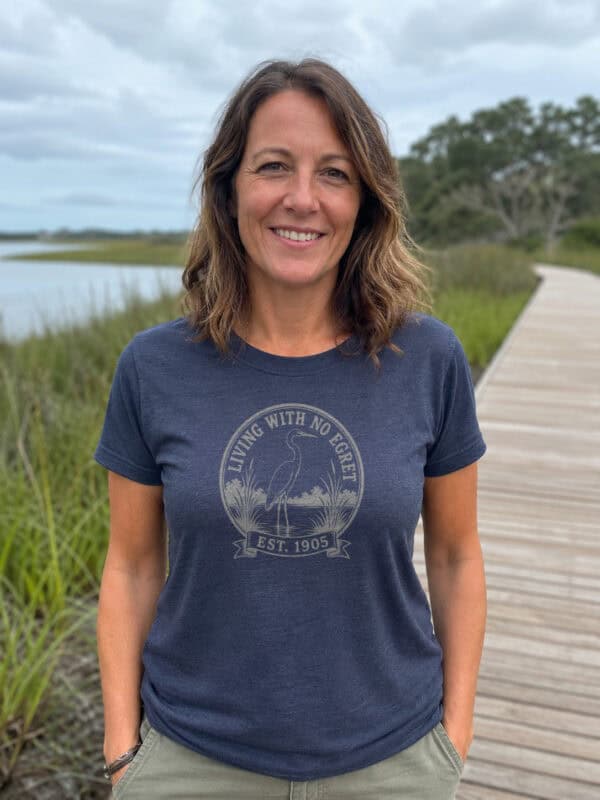 Living With No Egret Tee
