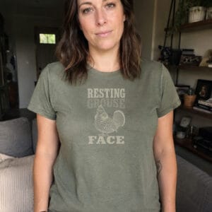Resting Grouse Face Tee