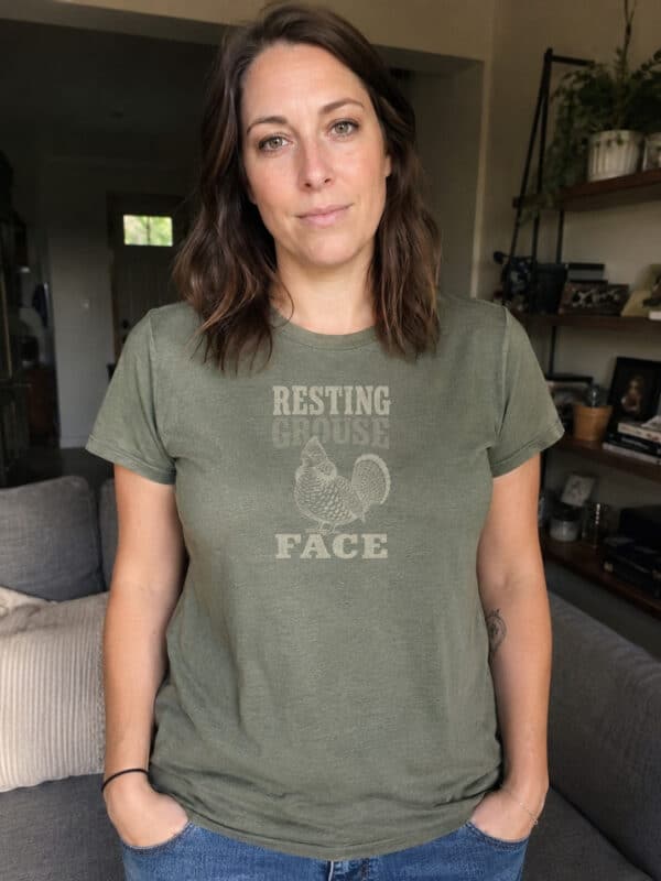 Resting Grouse Face Tee