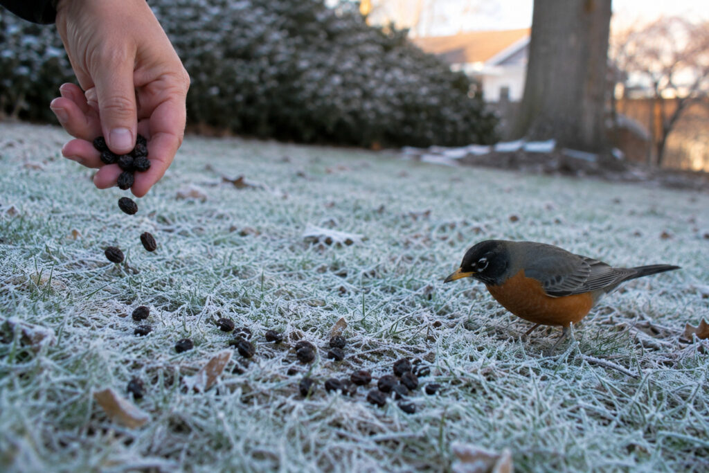 Why You Should Throw Raisins in Your Yard Before the Last Frost